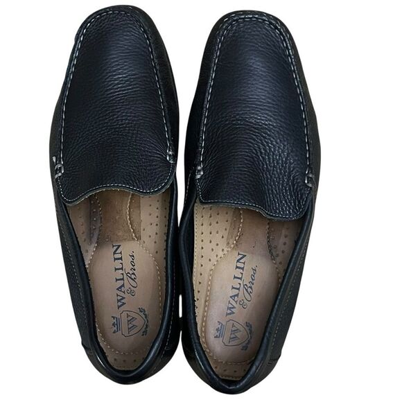 Wallin & Bros Brazilian Black Leather Loafers Men’s Slip On main image 3